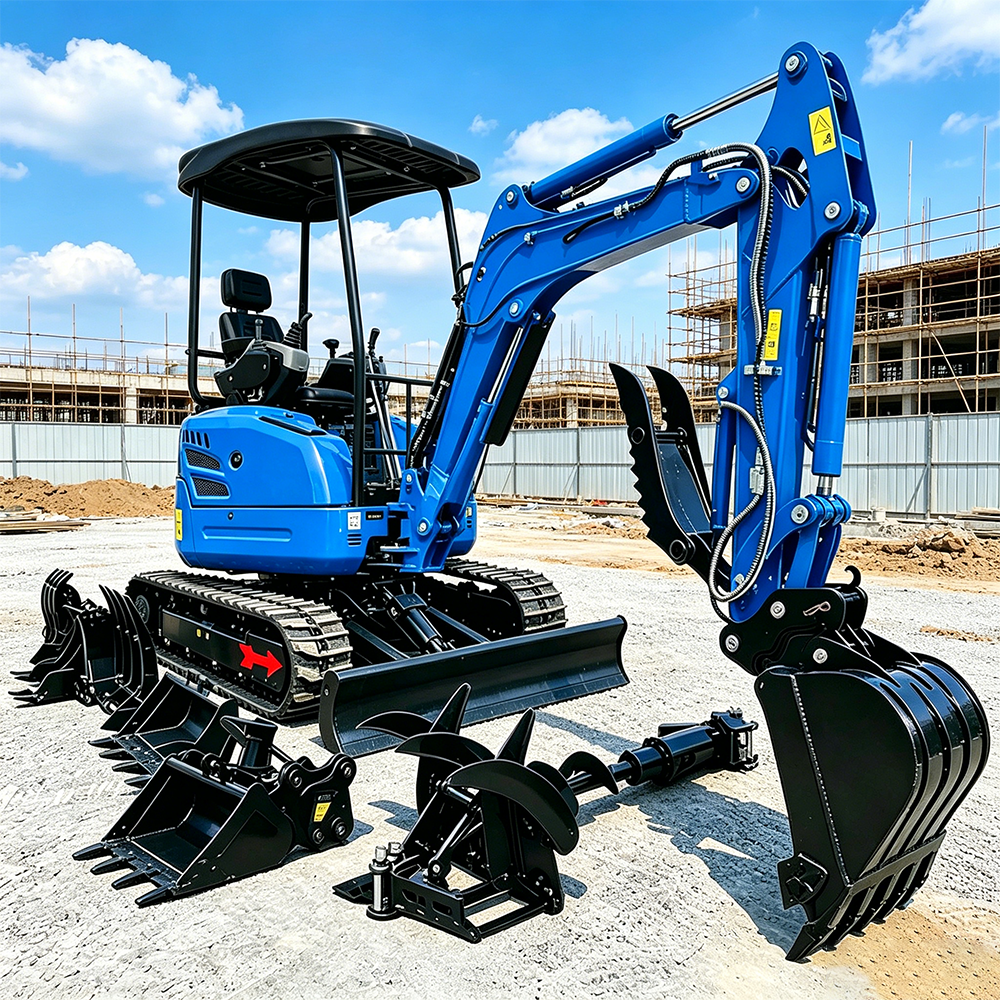 Mini Crawler Excavator 1ton 2ton 3.5ton Hydraulic Small Digger Bagger CE EURO5 Certified Factory Direct Supply for EU Buyers,Chinese Digmaster Manufactures-Mini excavator - Mini Skid Steer Loader - Lawn Mower - Excavators Manufacturer,Best Price 1.8t Micro Excavator Kubota D902 Motor Track Extension Boom Swing Crawler Bagger for Residential Backyard