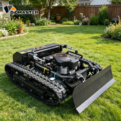 High Efficiency 25HP RC Slope Mower Loncin Engine 90cm Electric Adjustment Height Remote Control Lawn Mower for Farm
