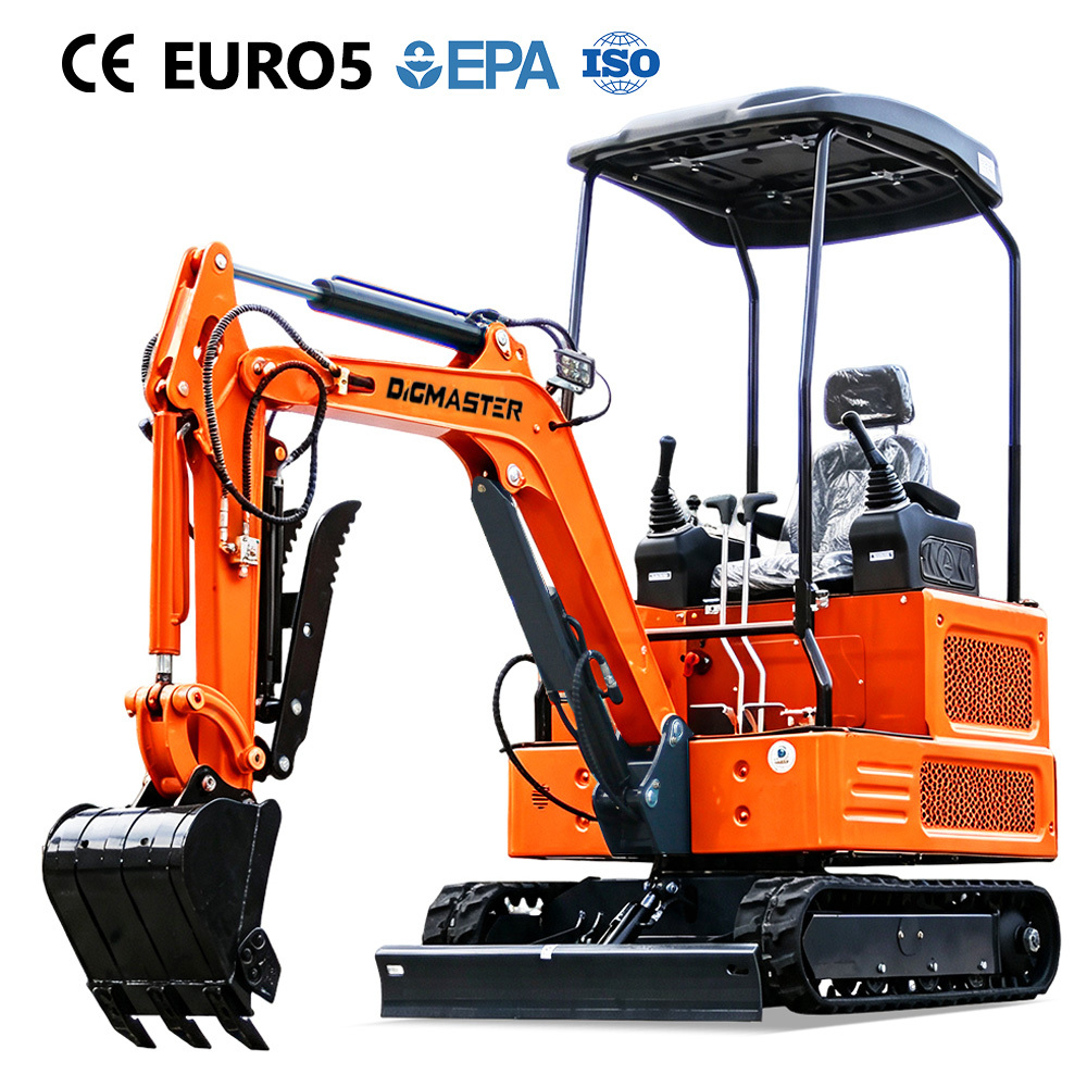 Mini Excavator-E14 Plus,DIGMASTER (Shandong Digmaster Machinery) makes CE & EPA-certified mini excavators, skid steers, mowers and forklifts. 19+ yrs experience. Get a quote.,E14 Plus Mini Excavator 1.4 Ton | DIGMASTER
