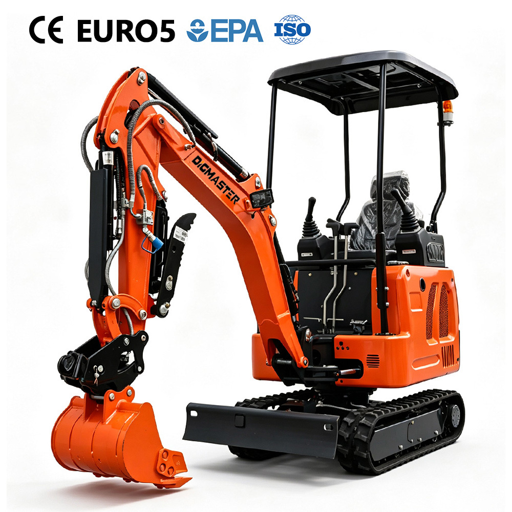 Mini Excavator-D12 Plus,DIGMASTER (Shandong Digmaster Machinery) makes CE & EPA-certified mini excavators, skid steers, mowers and forklifts. 19+ yrs experience. Get a quote.,Mini Excavator-D12 Plus
