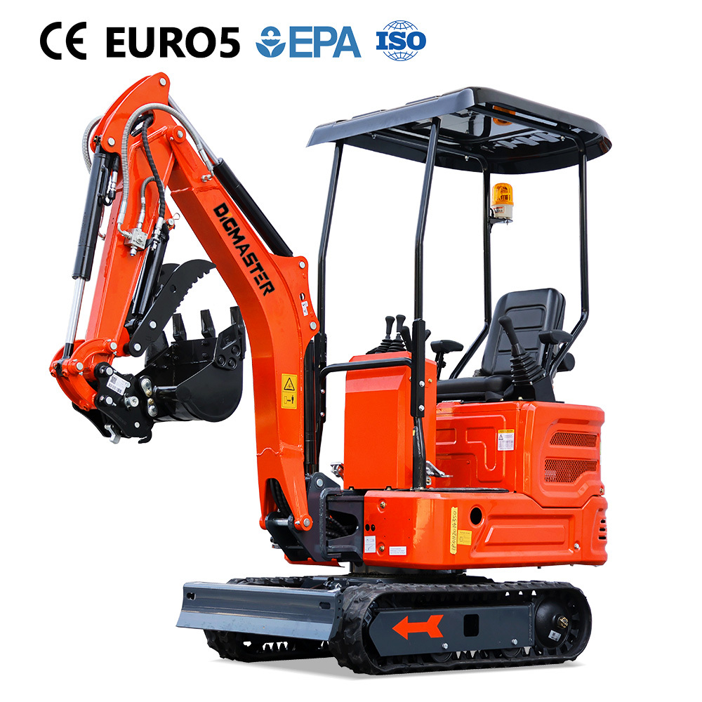 Mini Excavator-E10,DIGMASTER (Shandong Digmaster Machinery) makes CE & EPA-certified mini excavators, skid steers, mowers and forklifts. 19+ yrs experience. Get a quote.,E10 Mini Excavator 1 Ton | DIGMASTERODM