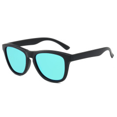 Black Frame Ice Blue Lens