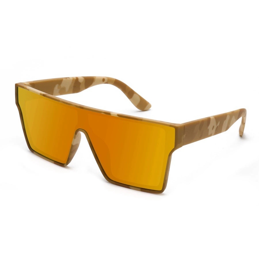 TR90 Flat Top One-Piece Polarized Sunglasses