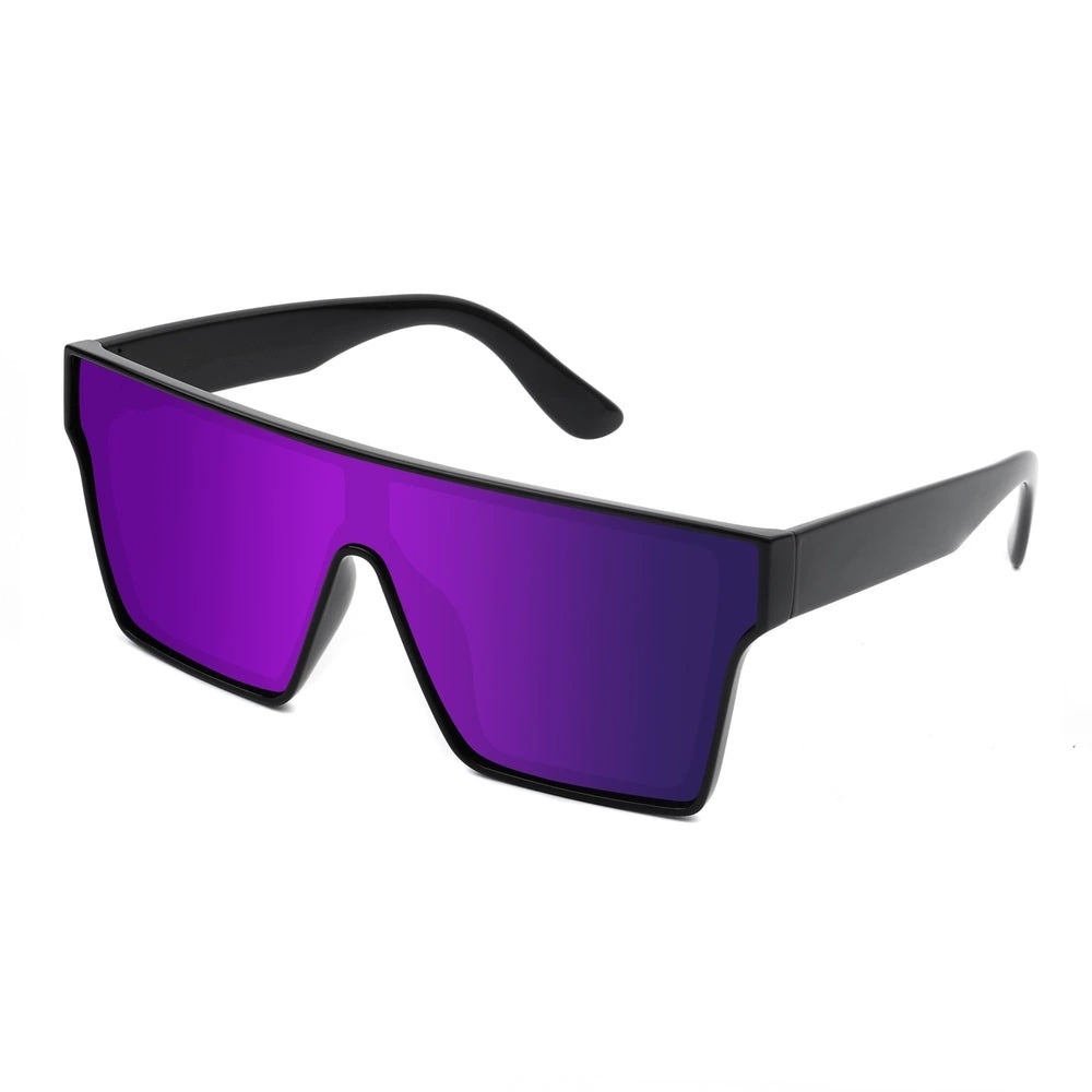 TR90 Flat Top One-Piece Polarized Sunglasses