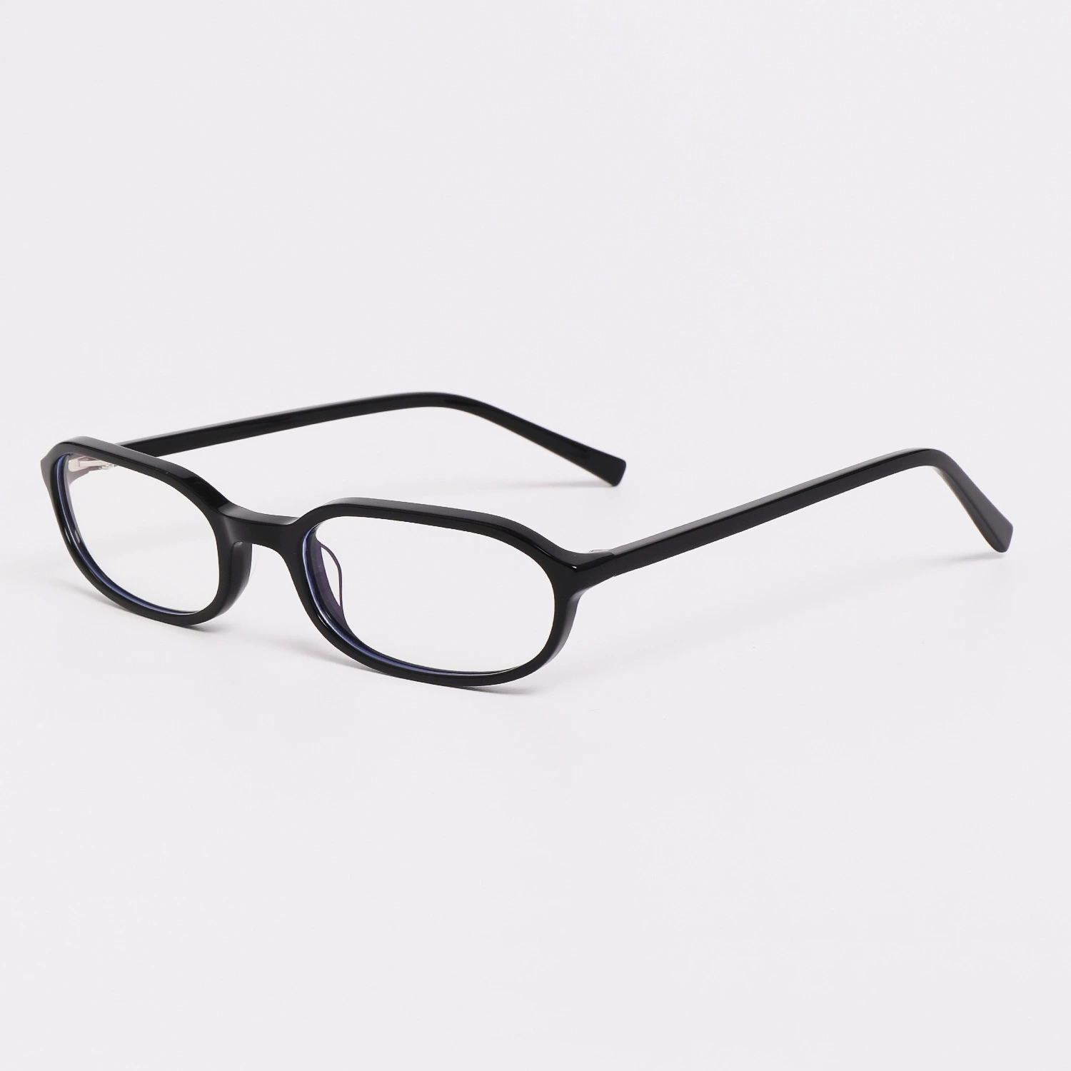 Acetate Small-Frame Rectangle Polarized Sunglasses