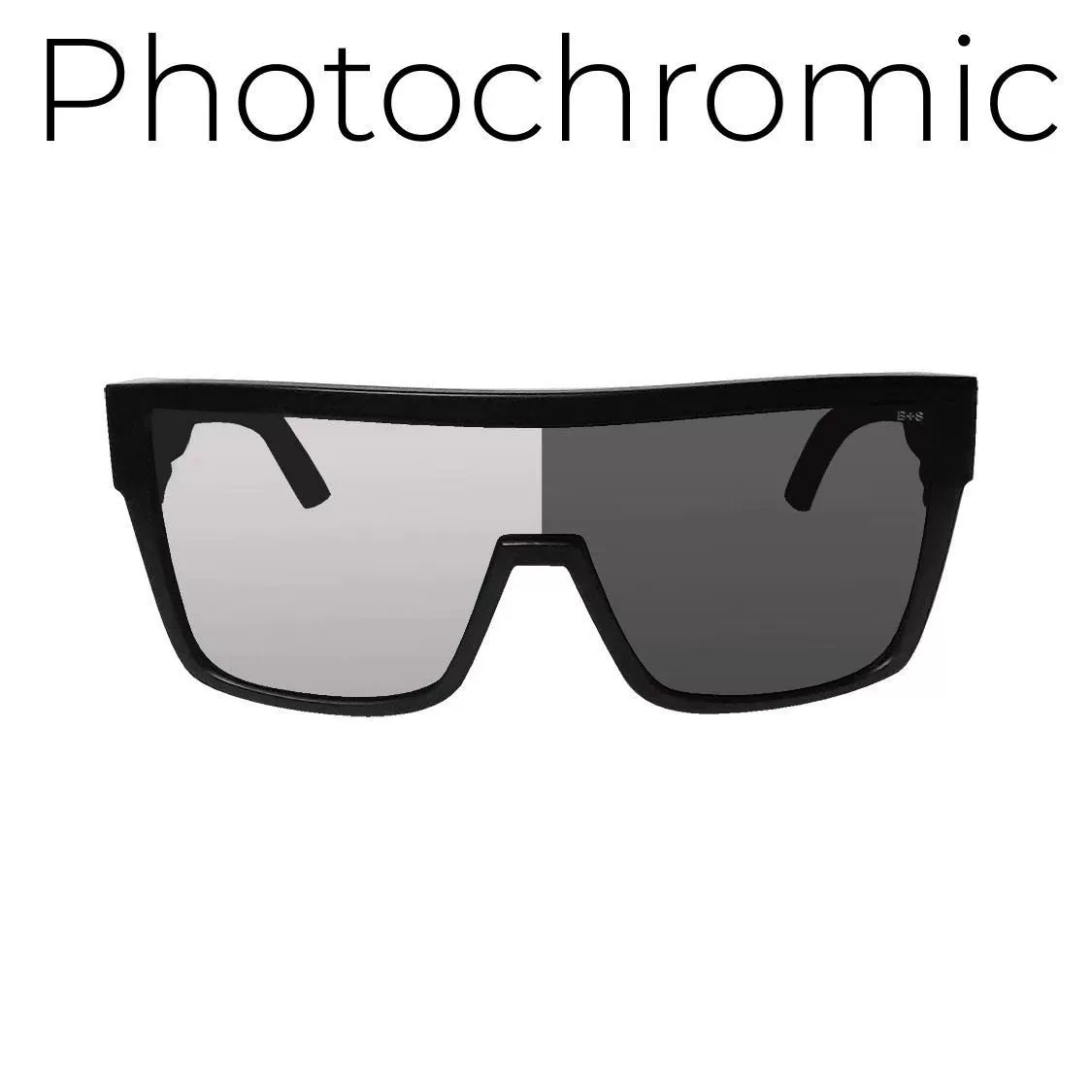 Oversized PC Windproof Cycling Polarized Sunglasses