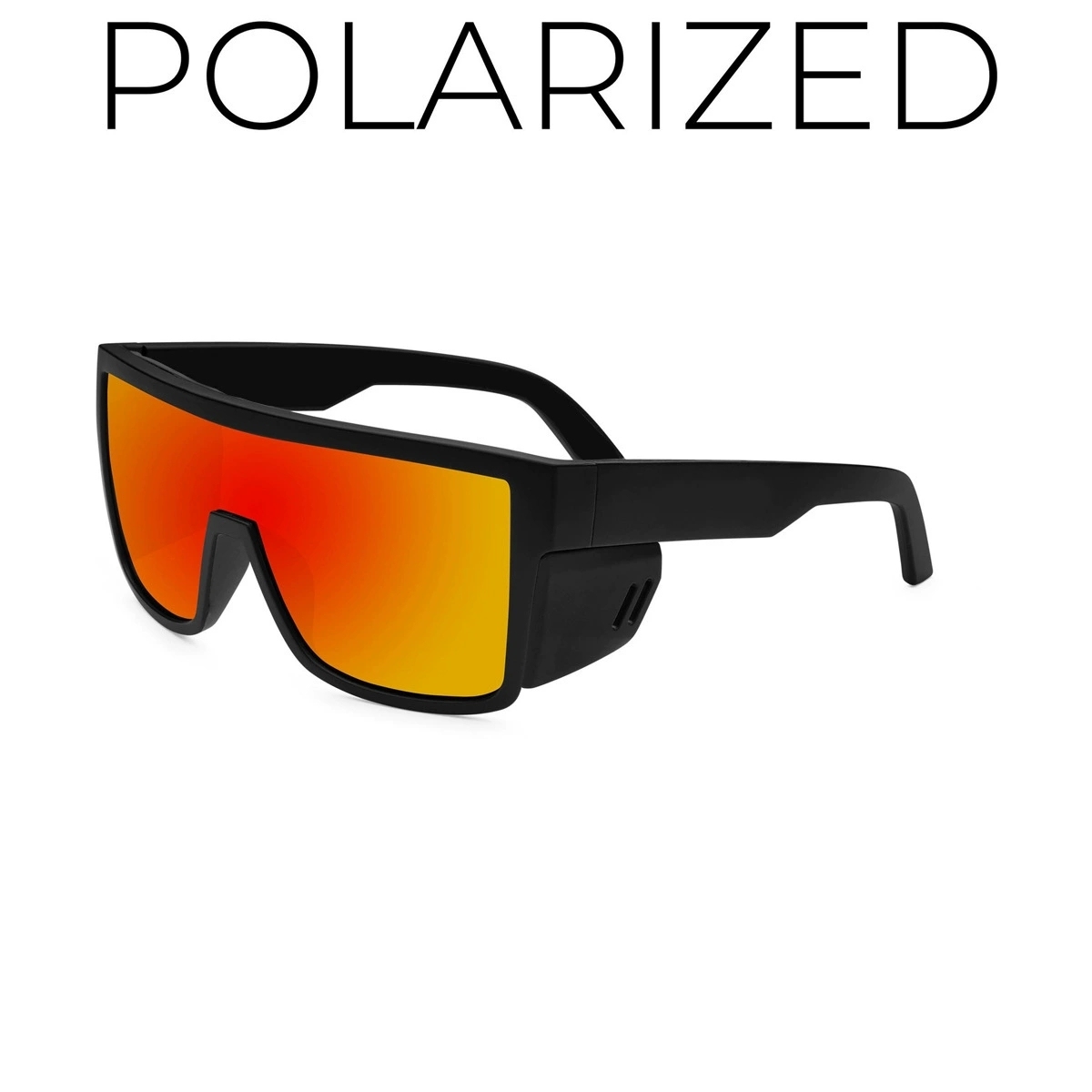 Oversized PC Windproof Cycling Polarized Sunglasses