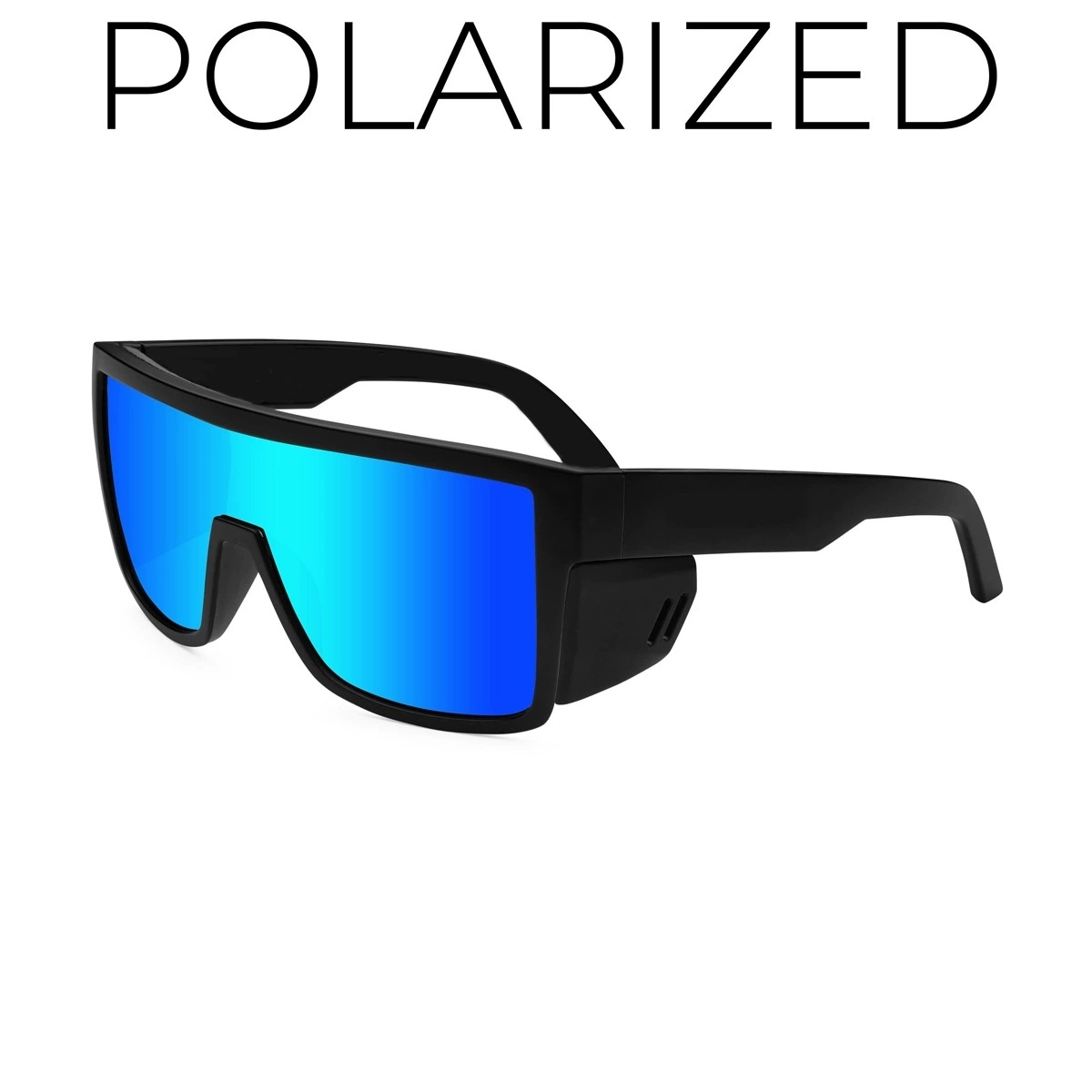 Oversized PC Windproof Cycling Polarized Sunglasses