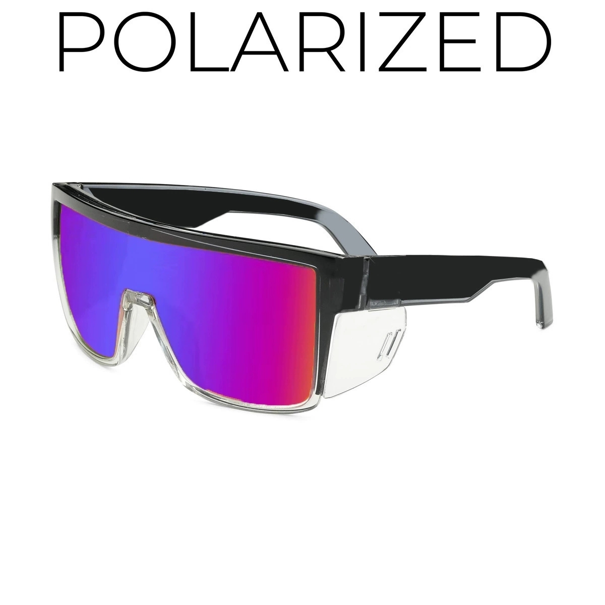 Oversized PC Windproof Cycling Polarized Sunglasses