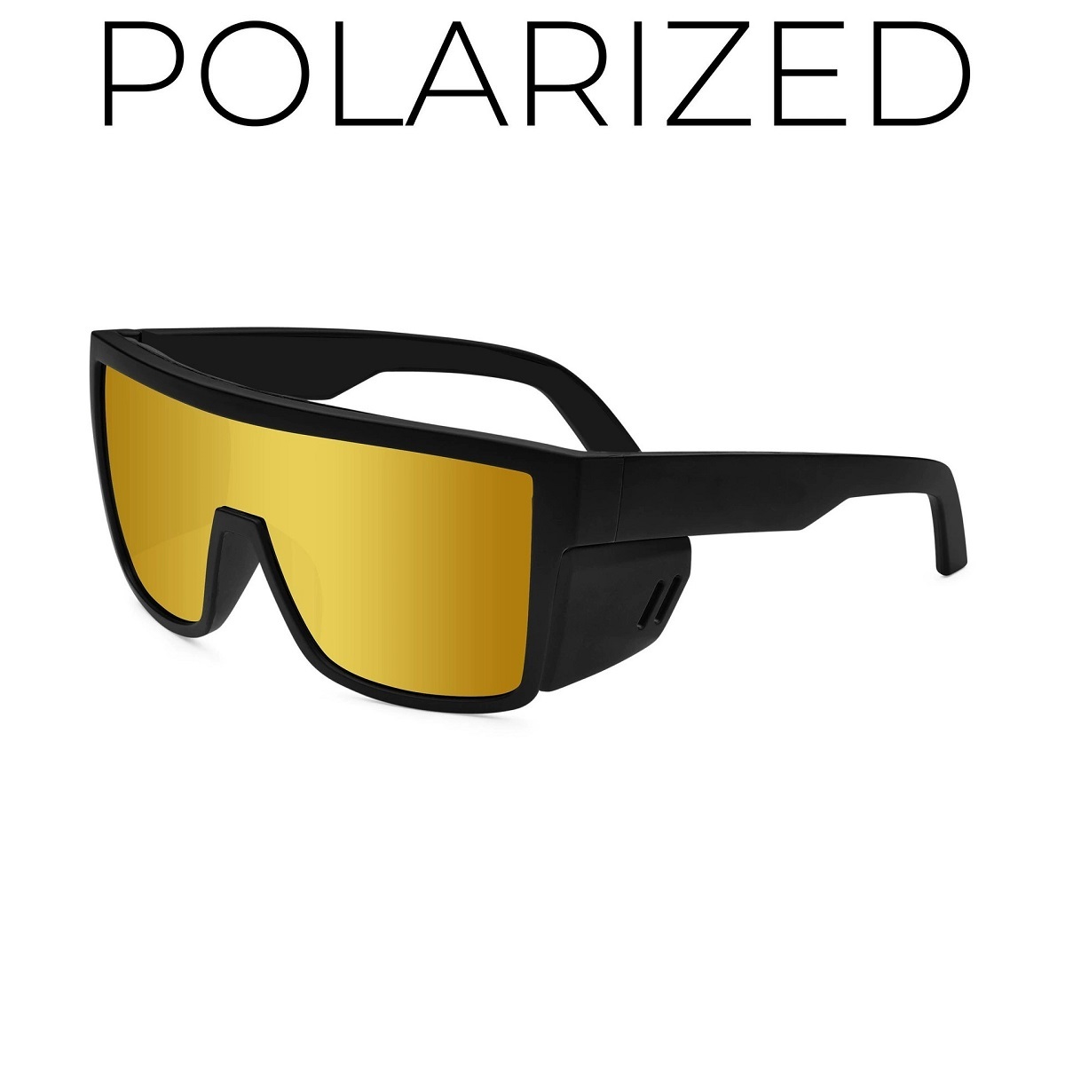 Oversized PC Windproof Cycling Polarized Sunglasses