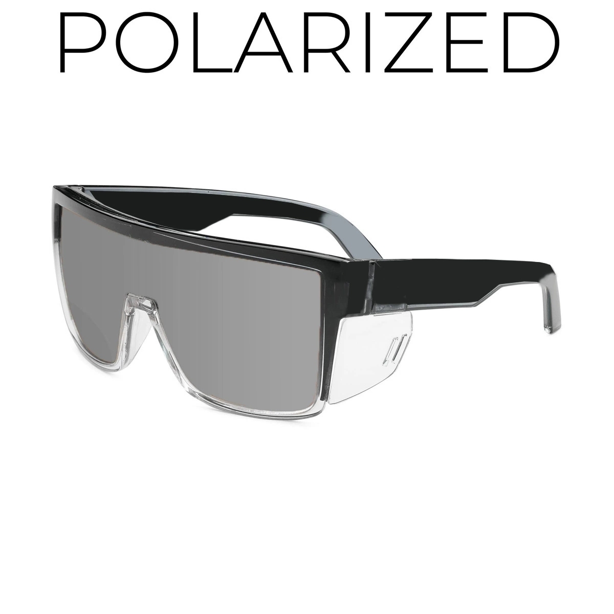 Oversized PC Windproof Cycling Polarized Sunglasses