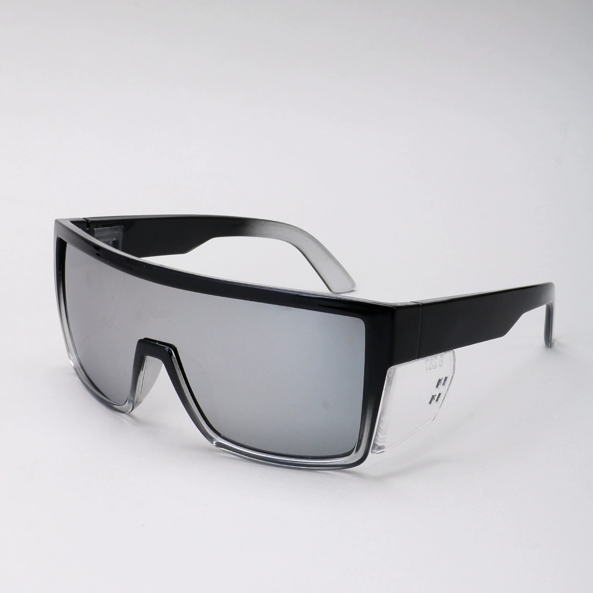 Oversized PC Mirrored Cycling Sunglasses