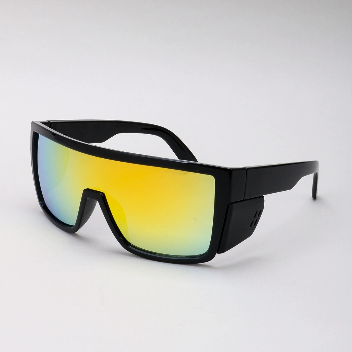 Oversized PC Mirrored Cycling Sunglasses