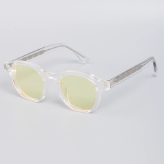 Clear Frame Yellow Lens