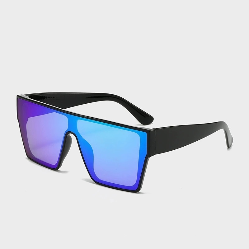 Oversized Square Shield Polarized Sunglasses