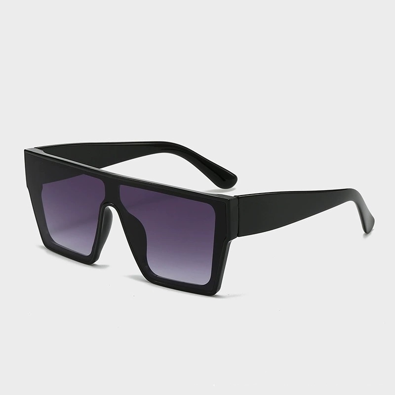Oversized Square Shield Polarized Sunglasses