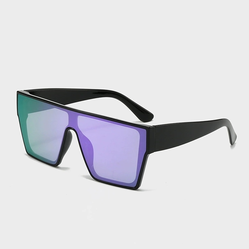 Oversized Square Shield Polarized Sunglasses