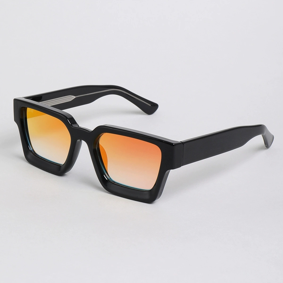 Oversized PC Square Big Frame Gradient Sunglasses UV400