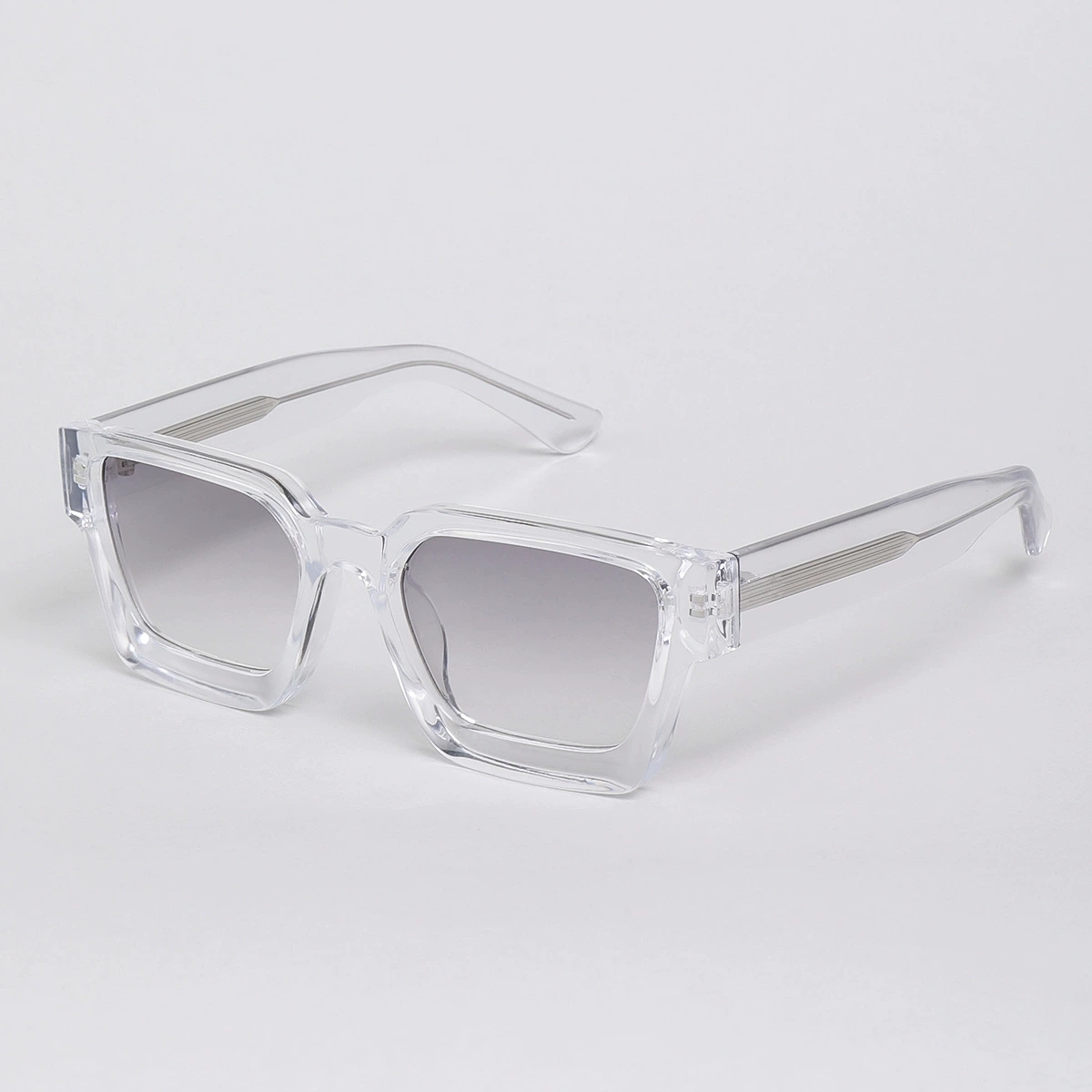 Oversized PC Square Big Frame Gradient Sunglasses UV400