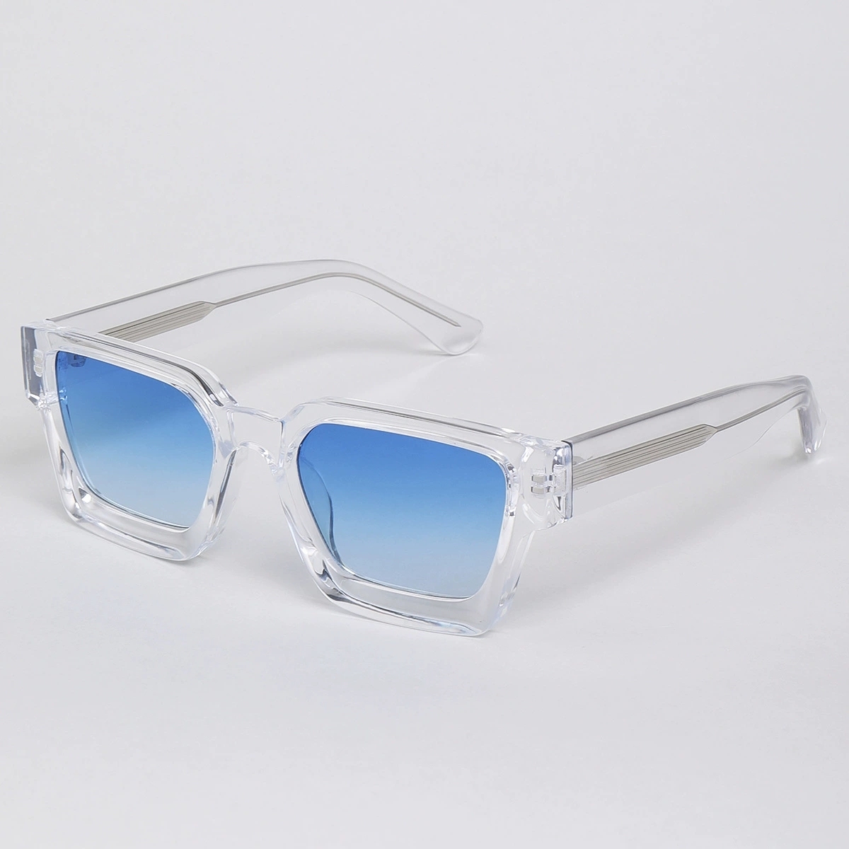 Oversized PC Square Big Frame Gradient Sunglasses UV400
