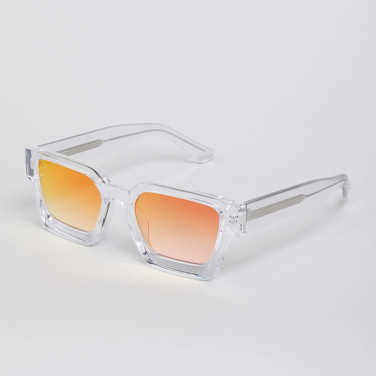 Oversized PC Square Big Frame Gradient Sunglasses UV400