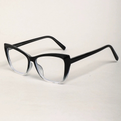 Black Clear Frame Clear Lens