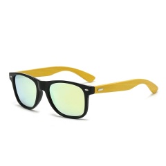 Yellow Frame Yellow Mirrored Lens