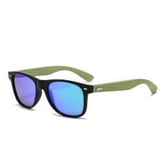 Olive Frame Green Mirrored Lens