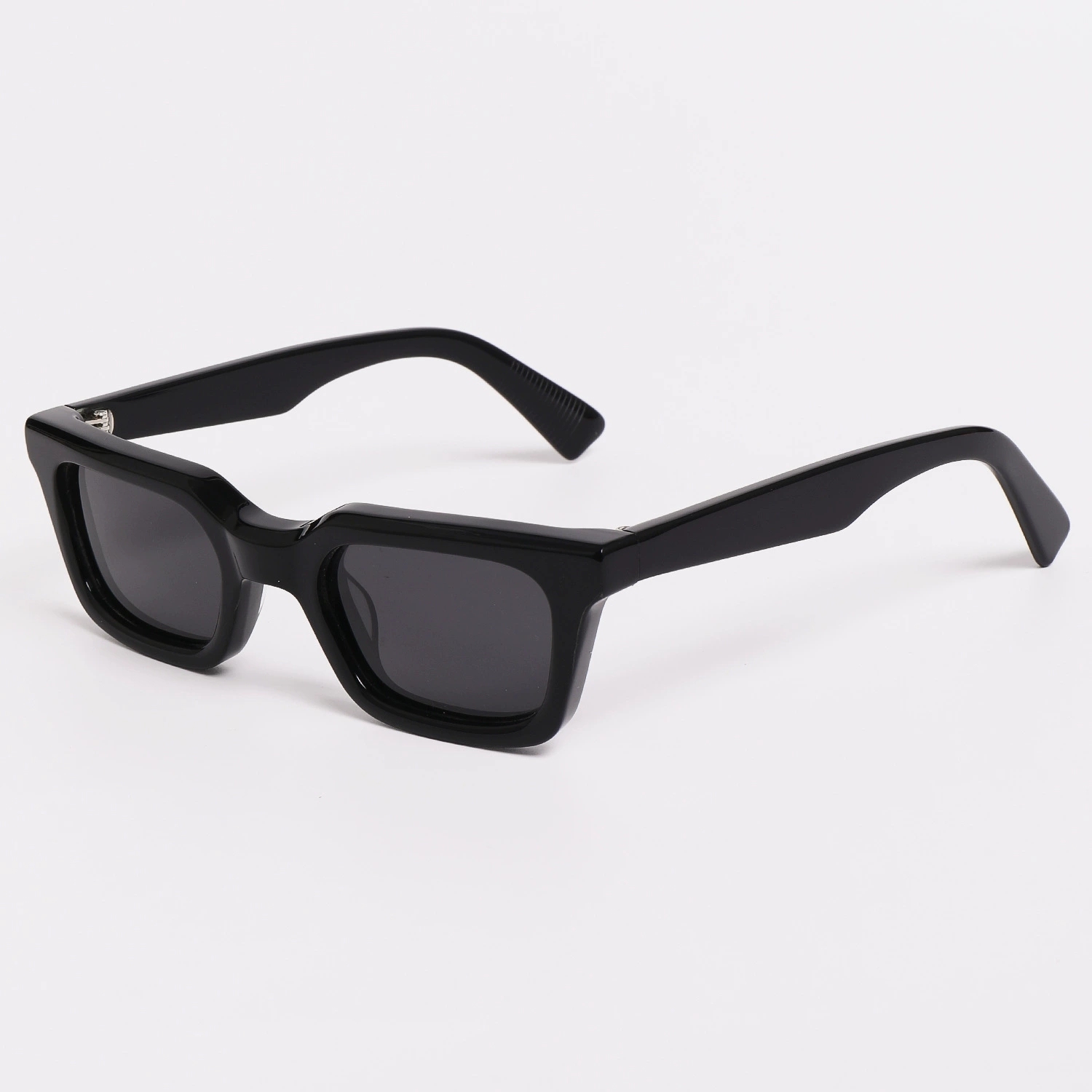 Retro Acetate Square Polarized Sunglasses