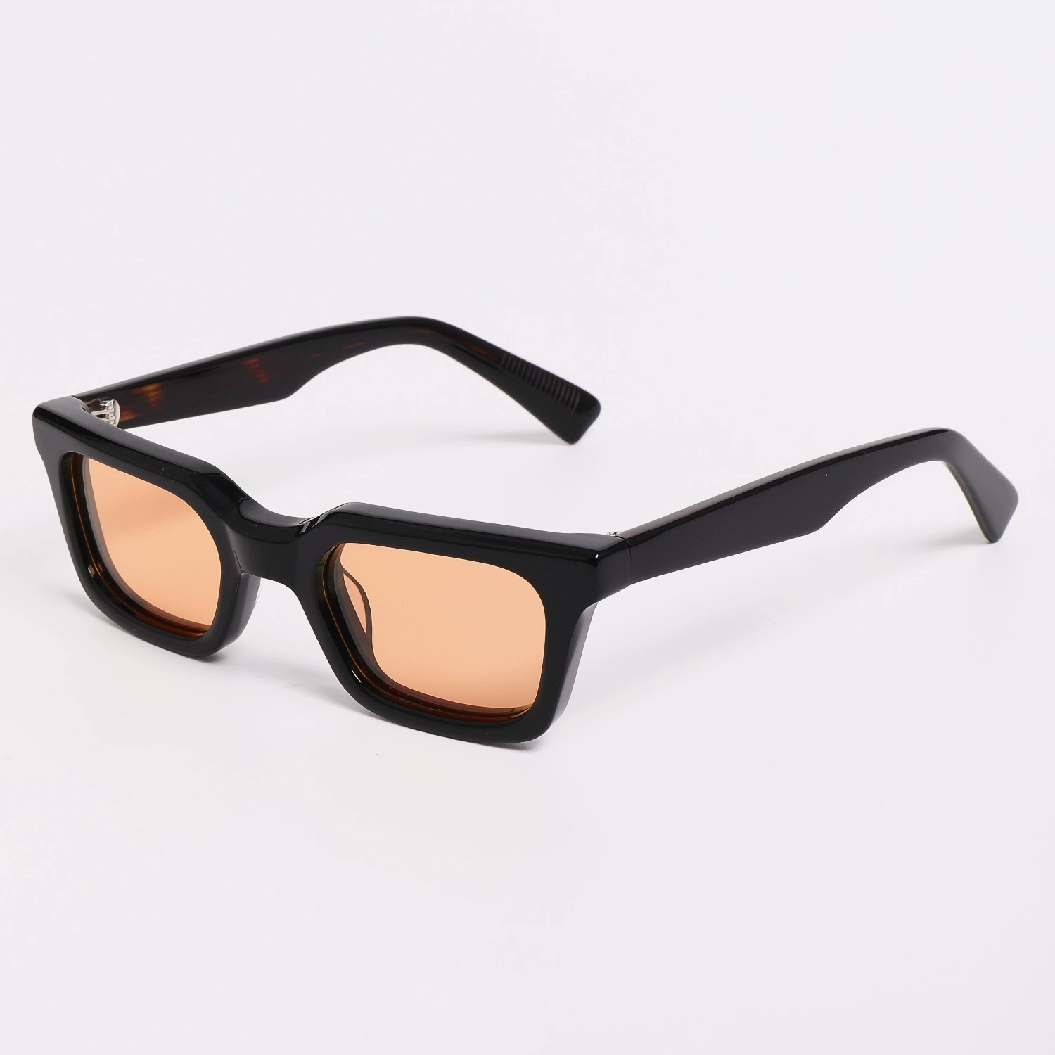 Retro Acetate Square Polarized Sunglasses