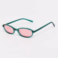 Green Frame Pinnk Lens