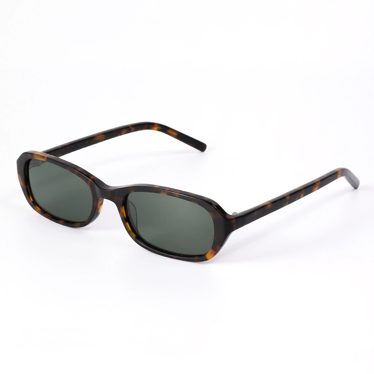 Acetate Rectangle Polarized Sunglasses UV400