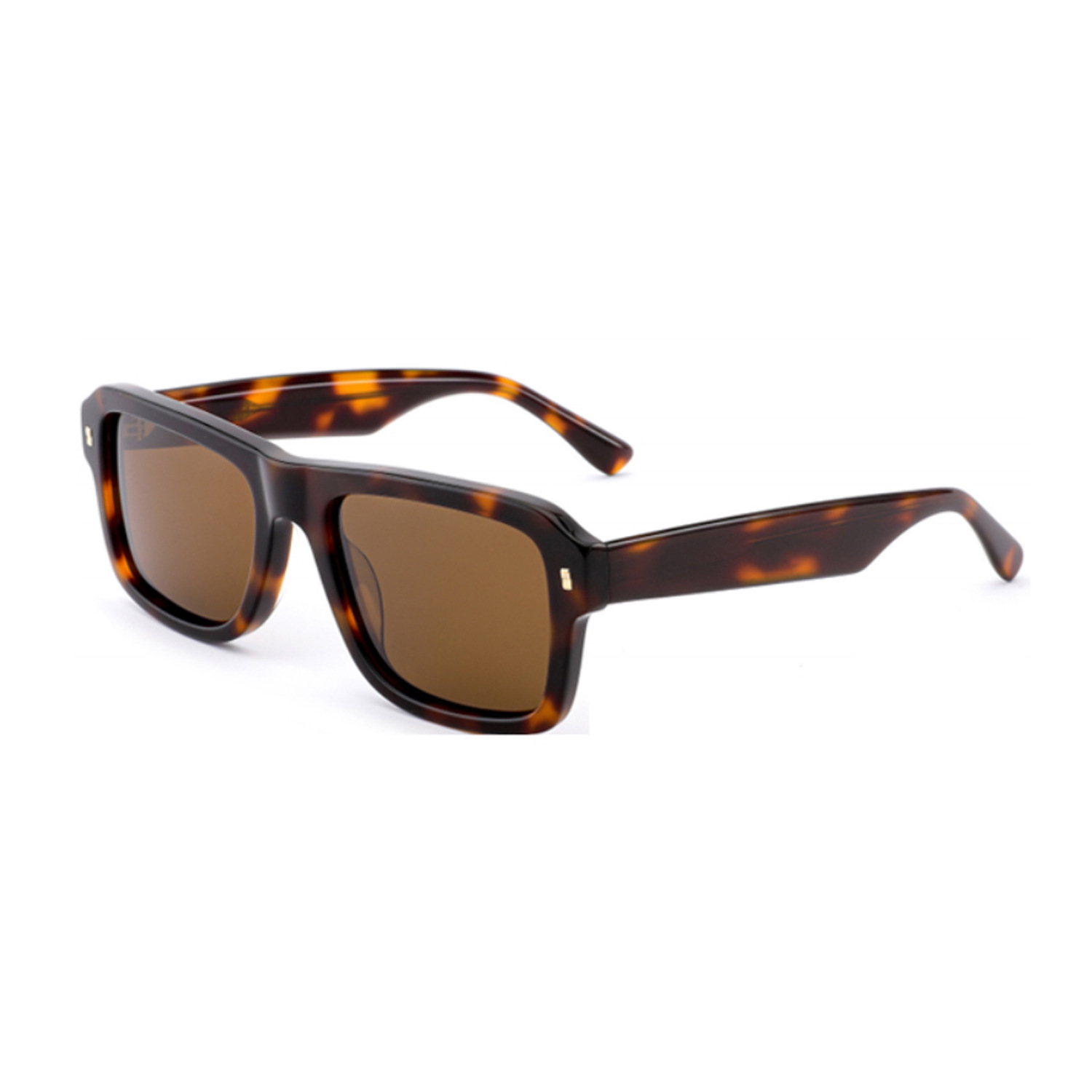 Acetate Square Polarized Sunglasses UV400