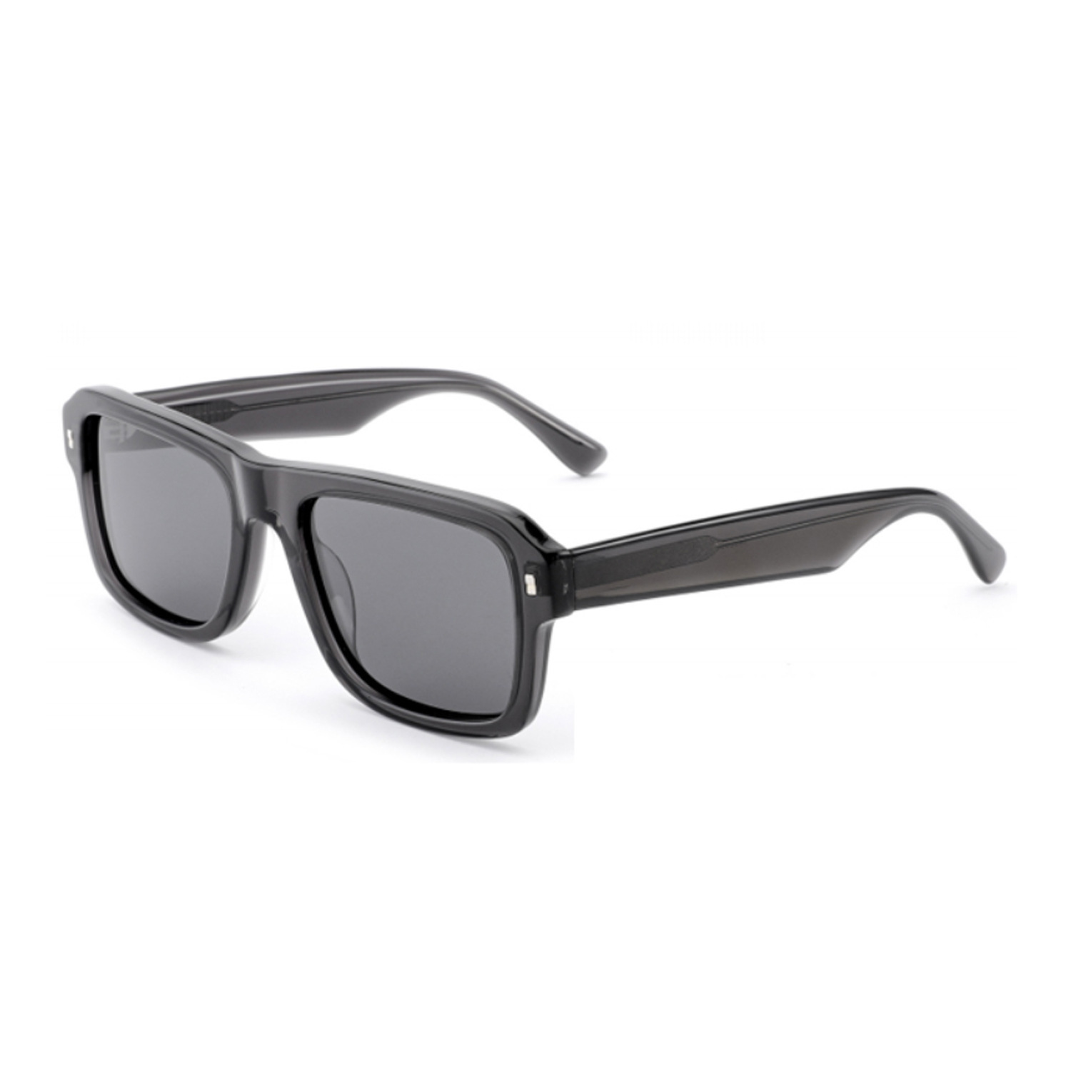 Acetate Square Polarized Sunglasses UV400