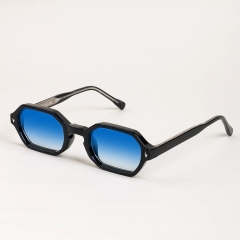 Black Frame Blue Lens