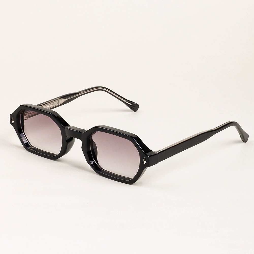 PC Geometric Small-Frame Gradient Sunglasses UV400