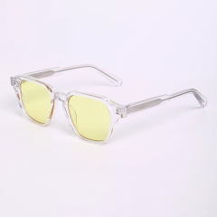Clear Frame Yellow Lens