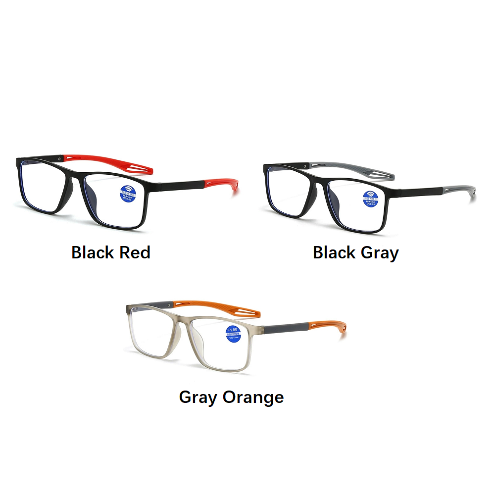 Lightweight Rectangle Blue Light Blocking Reading Glasses