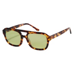 Tortoise Frame Green Lens