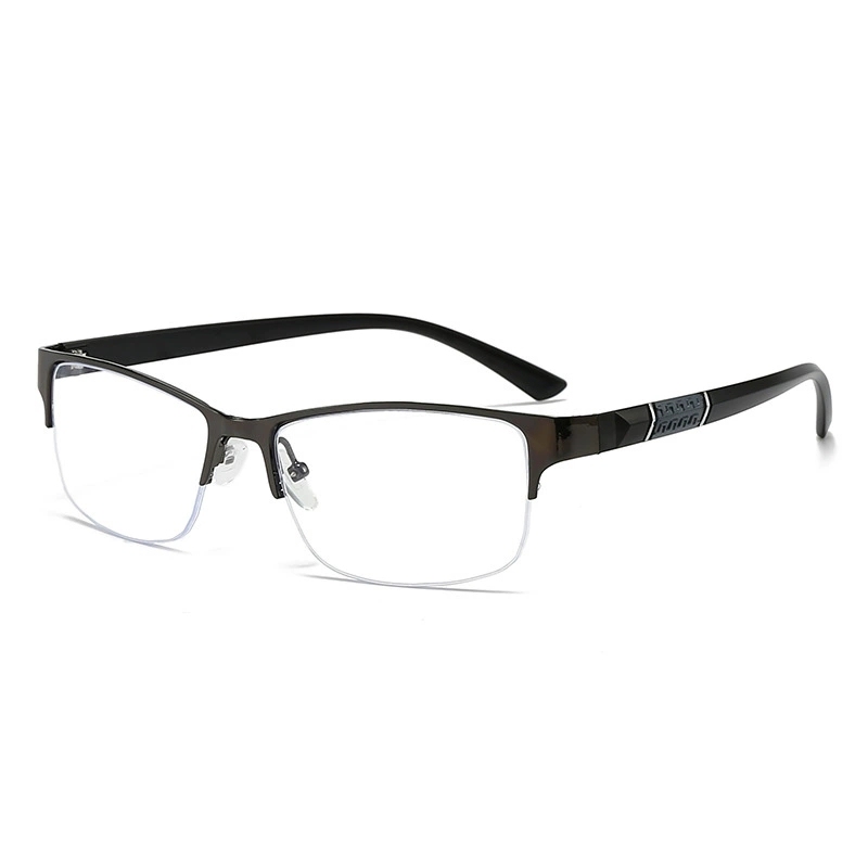 PC Semi-Rimless Rectangle Blue Light Reading Glasses