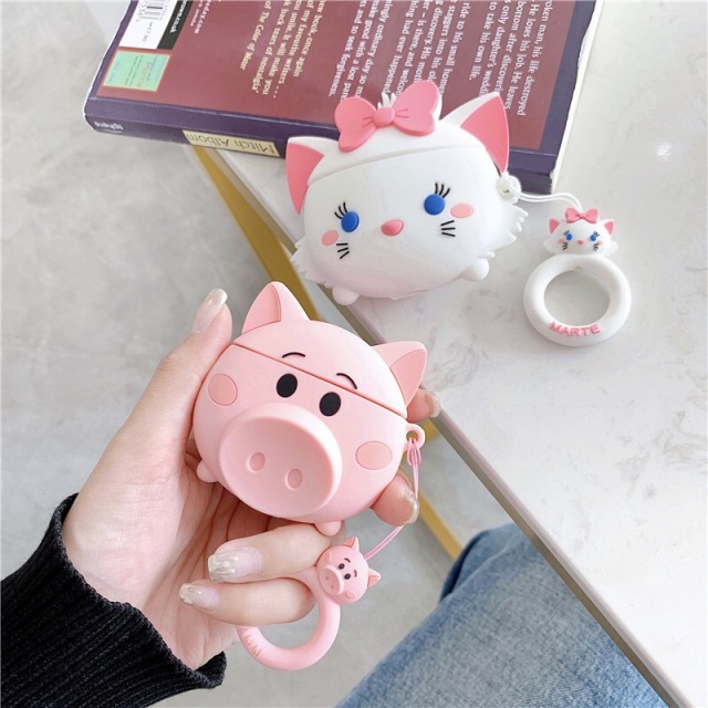 Cute Pig Silicone Airpod Case