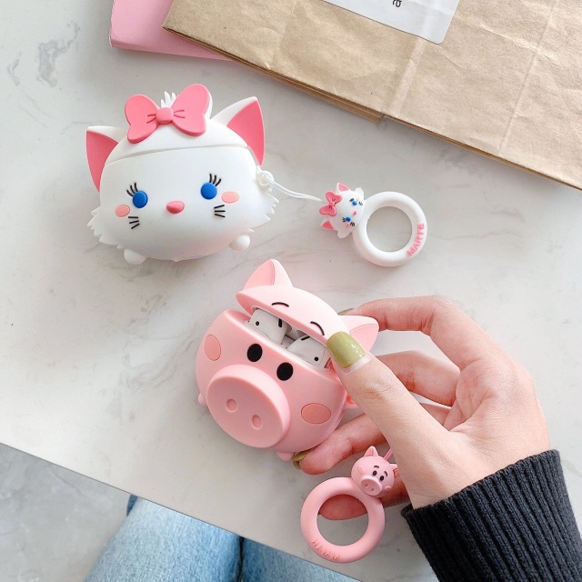 Cute Pig Silicone Airpod Case