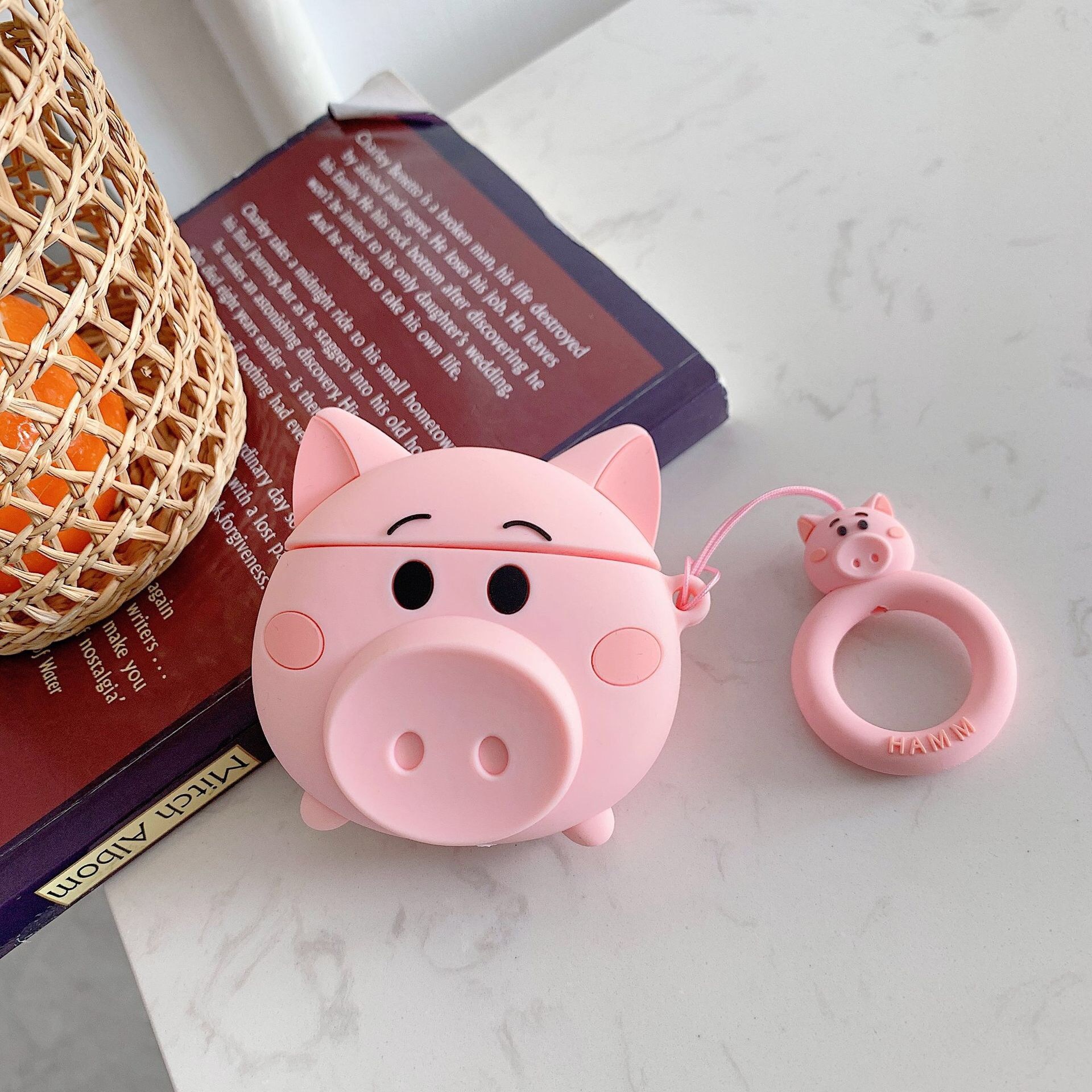 Cute Pig Silicone Airpod Case
