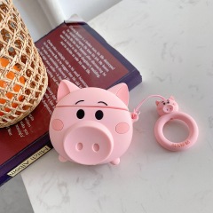 Cute Pig Silicone Airpod Case