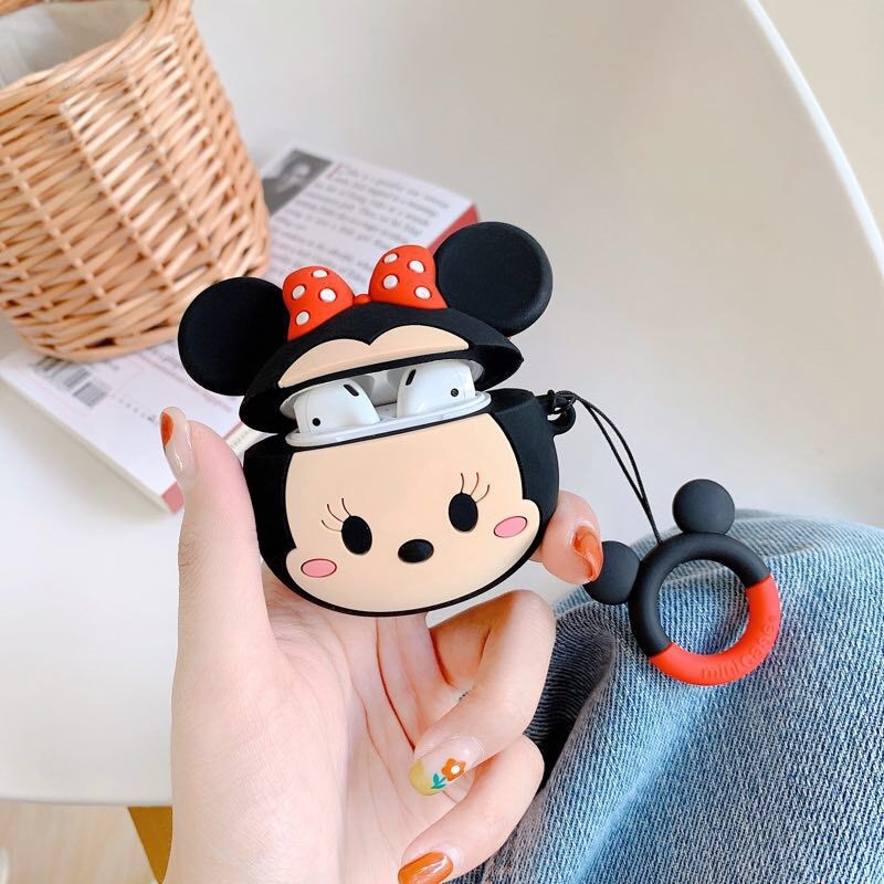 Mickey Minnie Silicone Airpod Case