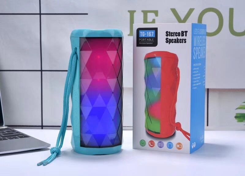 TG167 Bluetooth Speaker Wireless Colorful Light