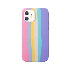 Liquid Silicone Rainbow Phone Case