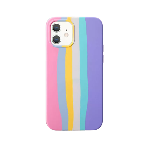 Liquid Silicone Rainbow Phone Case