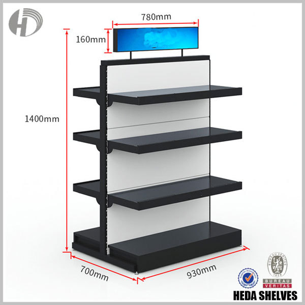 4 Layers Convenience Store Shelves For Cosmetic Goods