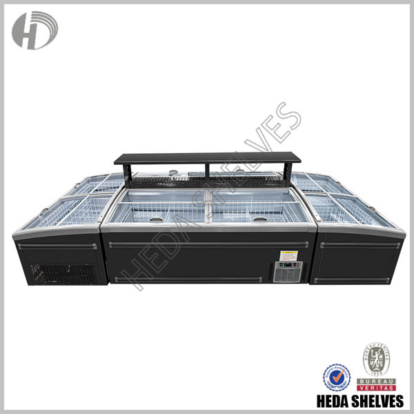 Frost-free Island Freezer C For Supermarket Fridge